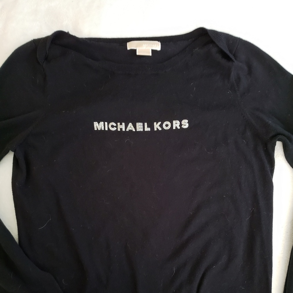 Michael Kors Womens Black Sweater
